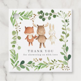 Waldtier Baby Shower Favor Tags | Geschenkanhänger