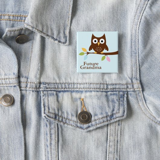 Waldtier-Babyparty Button (Beispiel)