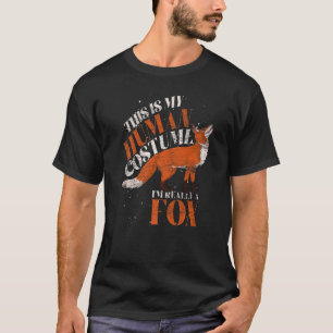 Waldtier Das ist mein menschlicher Kostümfuchs 1 T-Shirt