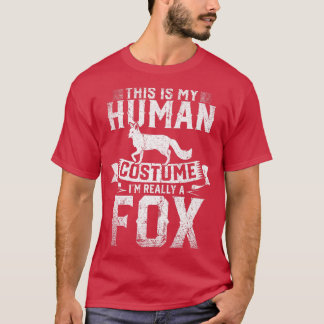 Waldtier, das ist mein menschliches Kostüm. T-Shirt