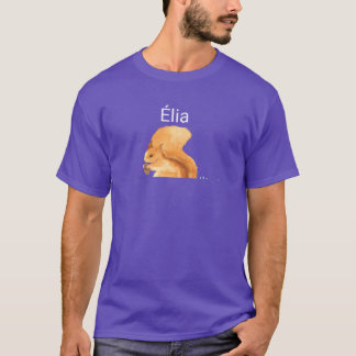 Waldtier Eichhörnchen mit Namen Lia Retro T-Shirt
