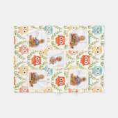 Waldtier-Eulen-Gewohnheit scherzt Foto-Decke Fleecedecke (Vorderseite (Horizontal))