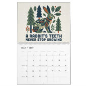 Waldtier Fakten Kalender (Mär 2027)