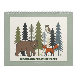 Waldtier Fakten Kalender