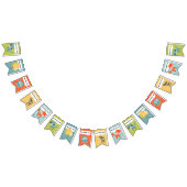 Waldtier-Geburtstag-Party-Flaggen-Flaggen Wimpelkette (Alle)