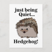 Waldtier Igel  Postkarte (Vorderseite)