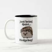 Waldtier Igel  Zweifarbige Tasse (Links)