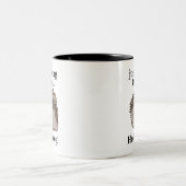 Waldtier Igel  Zweifarbige Tasse (Mittel)