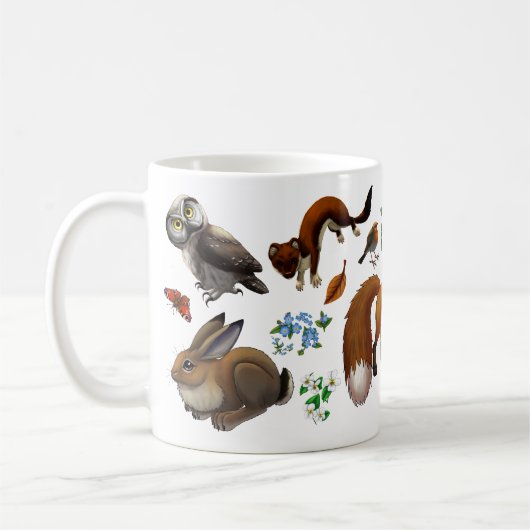 Waldtier-Kaffeetasse Kaffeetasse (Links)