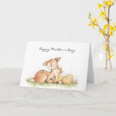 Waldtier Karte (Gelbe Blume)