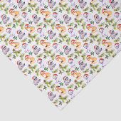 Waldtier-Muster des Weihnachten| niedliches Seidenpapier (Ausschnitt)