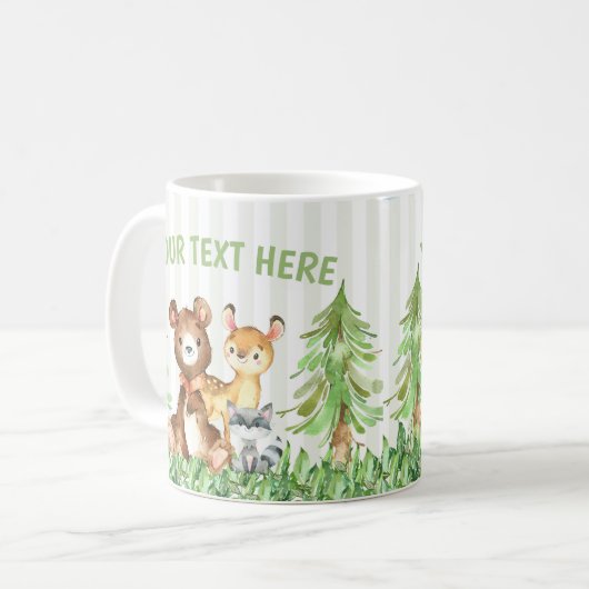 Waldtier-Waldfreund-Tasse Kaffeetasse (Vorderseite Links)