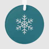 Waldtier-Weihnachtsszene Ornament (Rückseite)