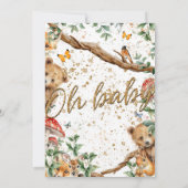 Waldtierabenteuer 2 Rückenbeschwörungen Einladung (Rückseite)