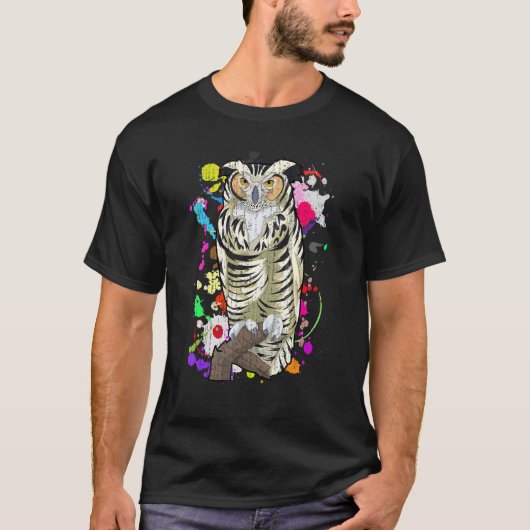 Waldtierarten Vogelscheuchen - farbiges Schaf 2 T-Shirt (Vorderseite)