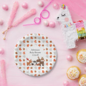 Waldtierbaby-Dusche/Geburtstags-Party Pappteller (Party)
