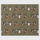 Waldtierbewald Geschenkpapier (Flach)