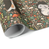 Waldtierbewald Geschenkpapier (Rolleneckpunkt)