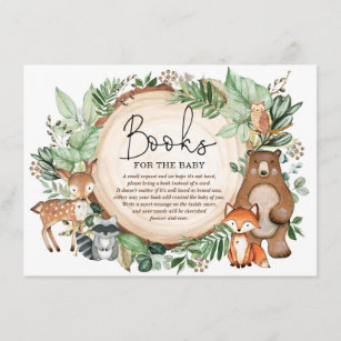 Waldtierbücher für Kleinkinder Begleitkarte