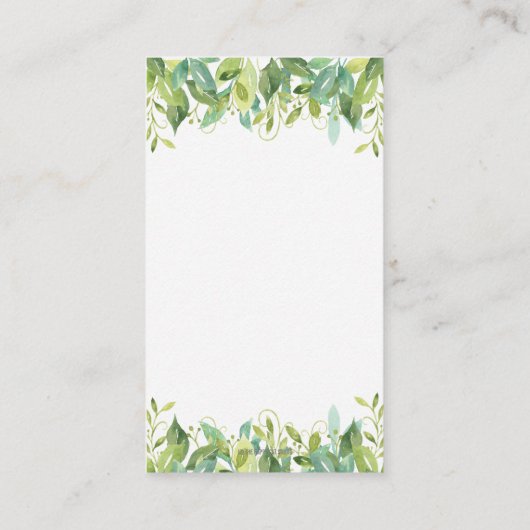 Waldtierbücher für Kleinkinder Begleitkarte (Rückseite)