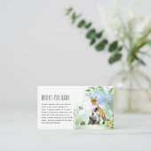 Waldtierbücher für Kleinkinder für Wasserfarben Begleitkarte (Stehend Vorderseite)