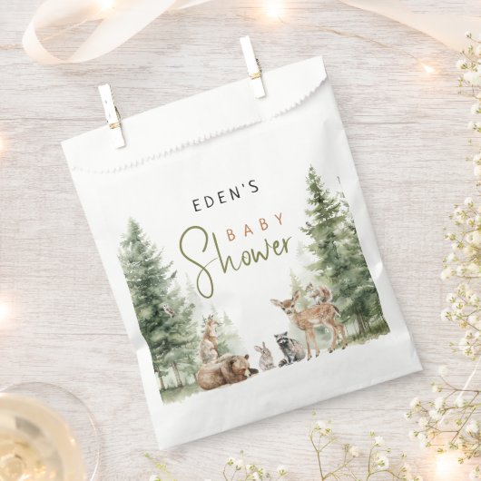 Waldtierdusche Geschenktütchen (Ausgeschnitten)