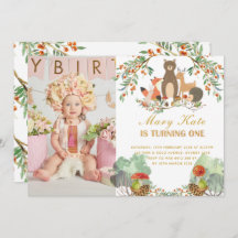 Waldtiere 1. Geburtstag