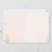 Waldtiere 1. Geburtstag Party Foto Einladung (Rückseite)