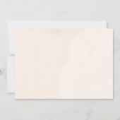 Waldtiere 2. Geburtstag Party Foto Einladung (Rückseite)