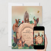 Waldtiere 5. Geburtstag Einladung