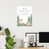 Waldtiere Abenteuer Kinderdusche Poster (Heimbüro)