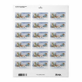 Waldtiere Adressaufkleber (Vorne)