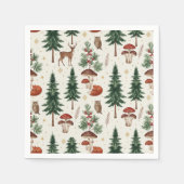 Waldtiere Aquarell Serviette (Vorderseite)