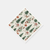 Waldtiere Aquarell Serviette (Ecke)