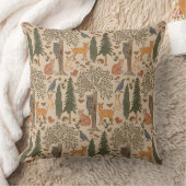 Waldtiere aus Cabincore Kissen (Decke)