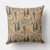 Waldtiere aus Cabincore Kissen (Rückseite)