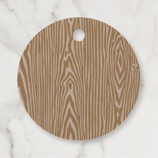 Waldtiere aus Wäldern Baby Dusche danke Anhänger (Rückseite)