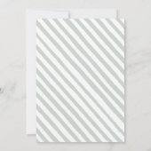 Waldtiere aus Wäldern Baby Dusche Einladung (Rückseite)