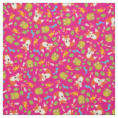 Waldtiere aus Wäldern rosa Stoff (Muster)