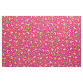 Waldtiere aus Wäldern rosa Stoff (Fat Quarter (45,7 x 55,9 cm))