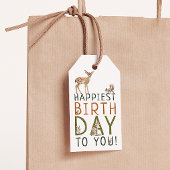 Waldtiere aus Wäldern wünschen Ihnen einen guten G Geschenkanhänger