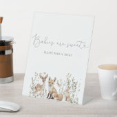 Waldtiere Baby Dusche Leckerei Sockelschild (In SItu)