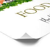 Waldtiere Baby-LEBENSMITTELzeichen Fotodruck (Ecke)