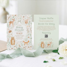 Waldtiere Baby Shower - Alles in einem