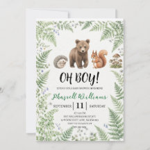 Waldtiere Baby Shower
