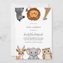Waldtiere Baby Shower