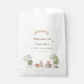 Waldtiere Baby Shower Geschenktütchen (Vorderseite)