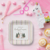 Waldtiere Baby Shower Pappteller (Party)