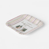 Waldtiere Baby Shower Pappteller (Gewinkelt)