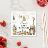 Waldtiere Baby Shower Servietten (Beispiel)